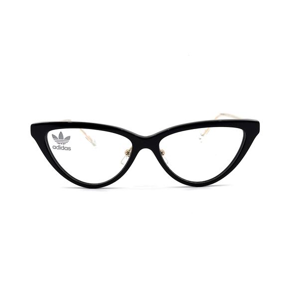 Adidas AOK006O.092.120 Eyeglasses – Black Frame with Gold Temples - Picture 3 of 9